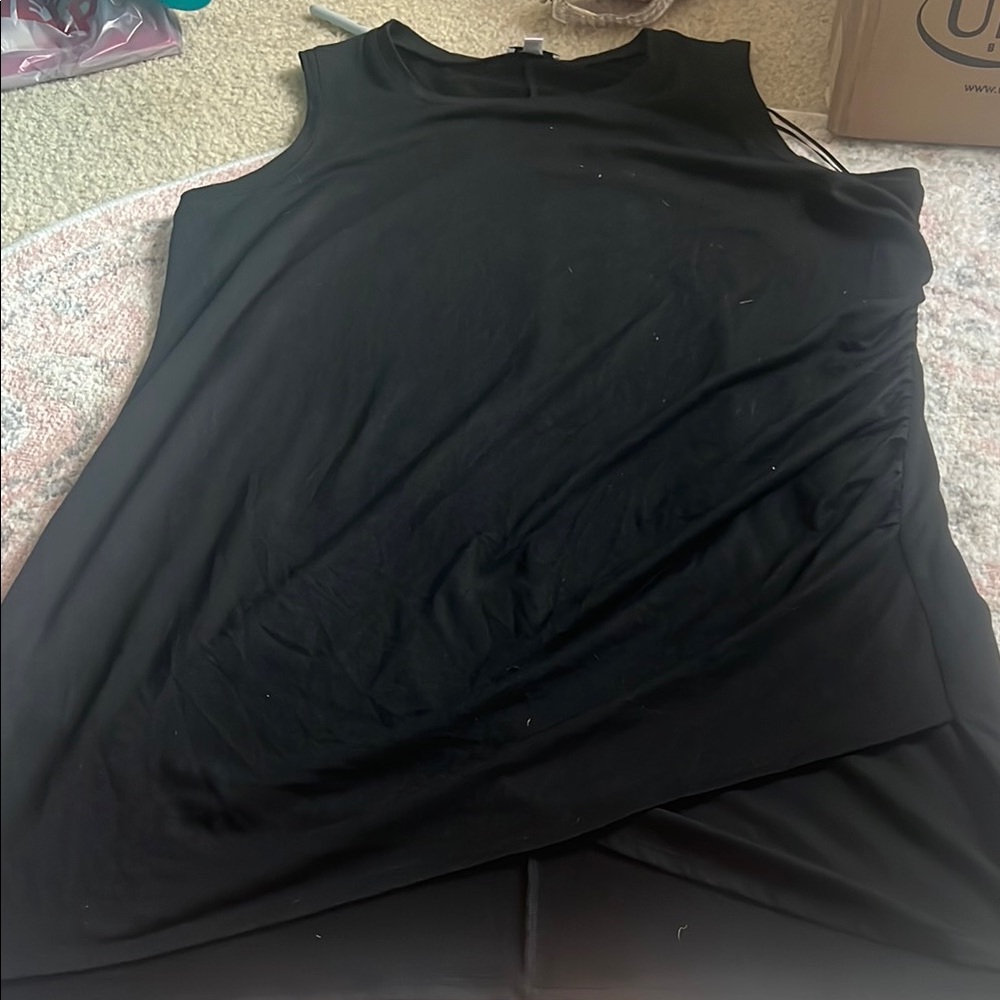Black Sleeveless mini dress
